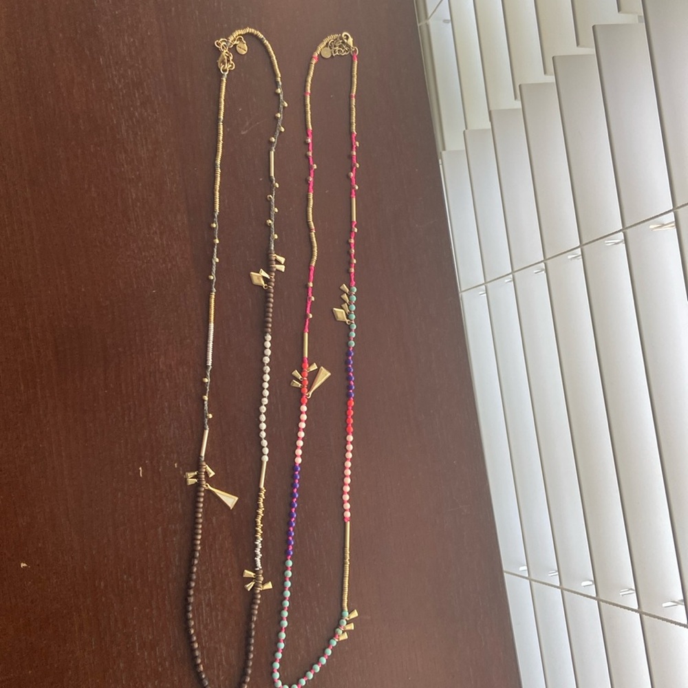 Stella and Sot beaded necklaces